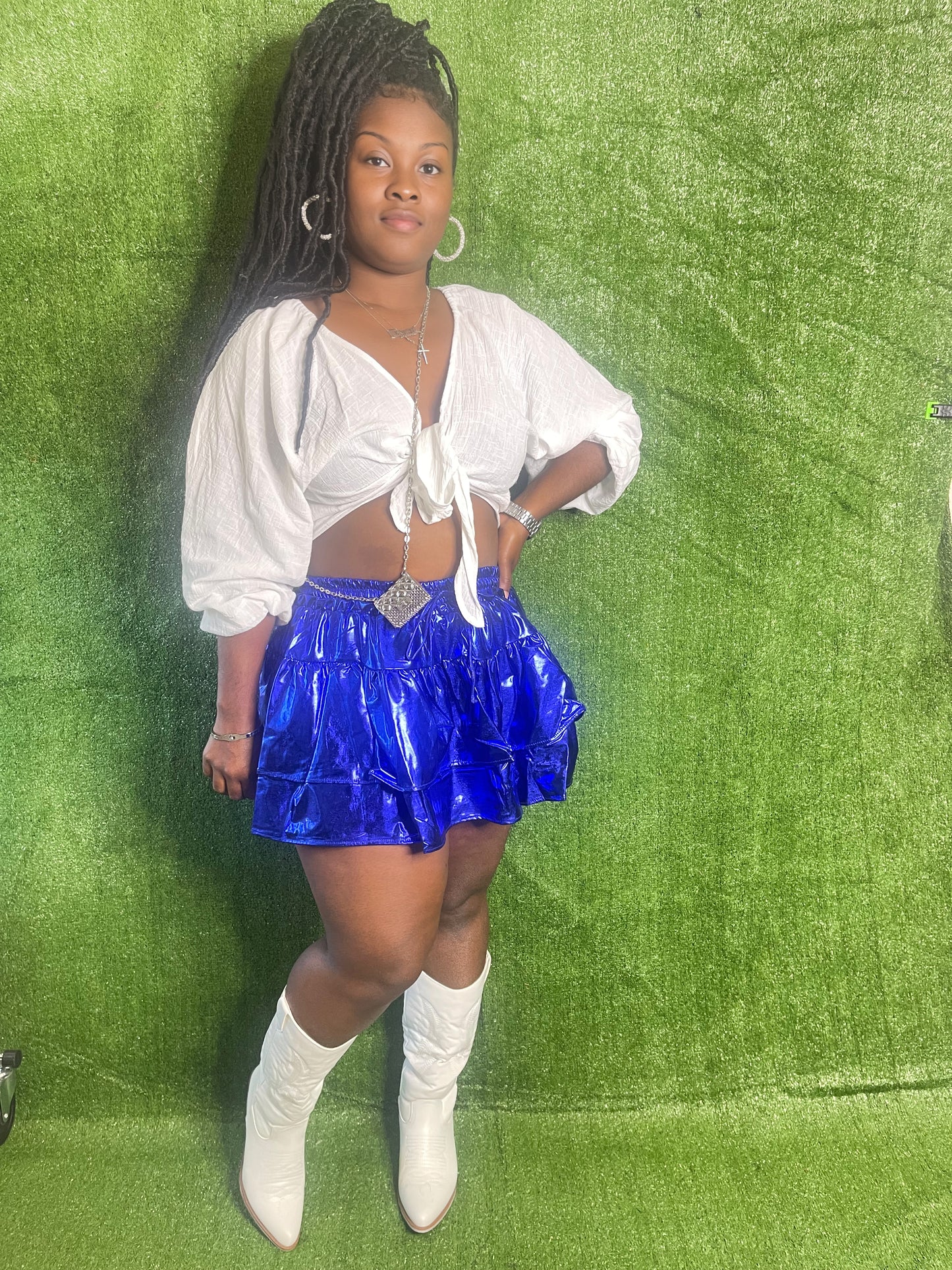 Up One Metallic| Blue