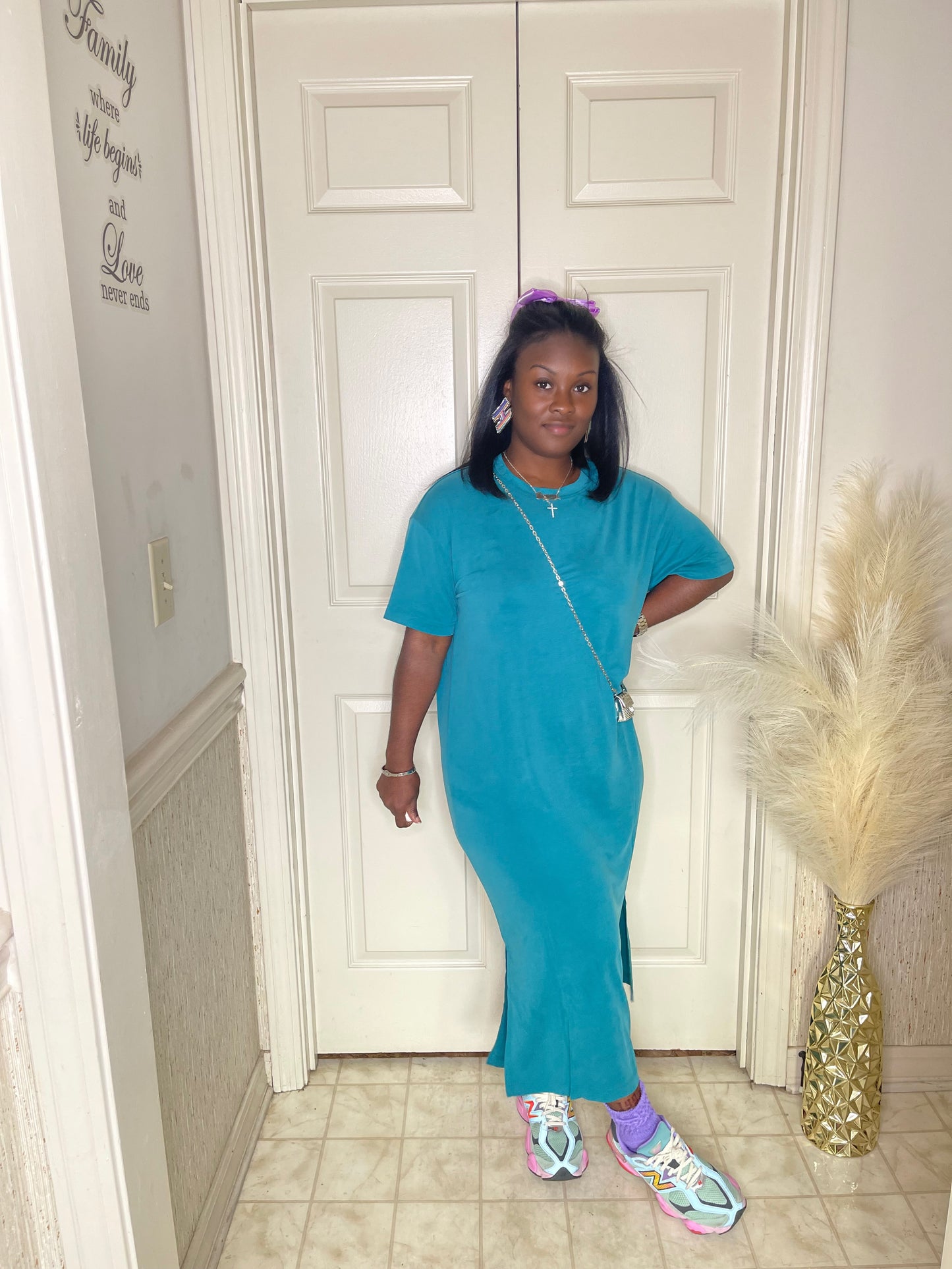 Mel Dress| Teal