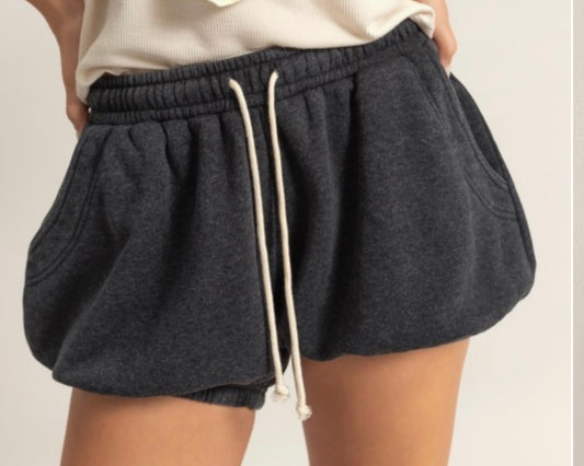 Bubble Hem Fashion Shorts
