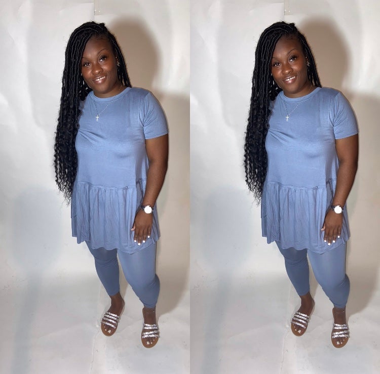 Always Chill Ruffle (Cement Blue)