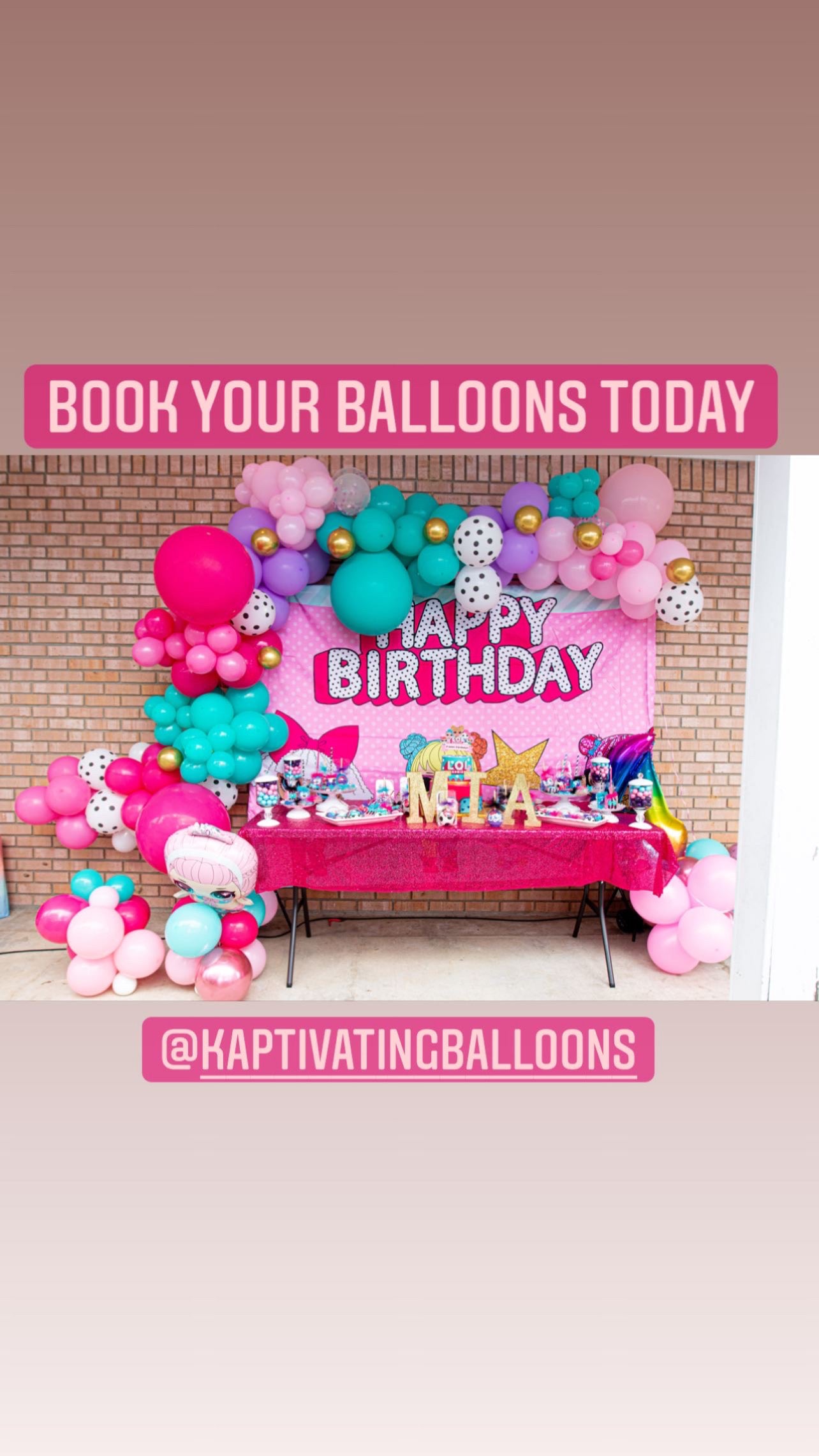 Balloon Arch (Read Only) Then Fill out Balloon Inquiry Form