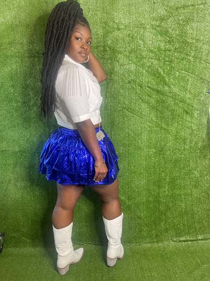 Up One Metallic| Blue