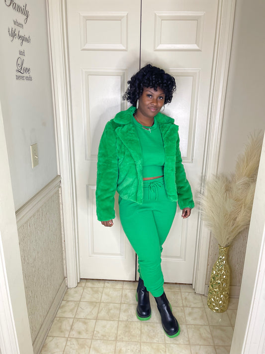 That Fur| Kelly Green