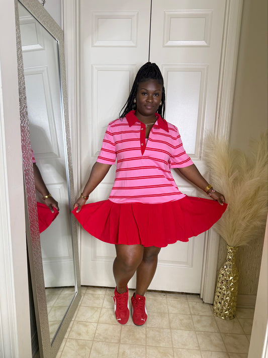 Dolly Stripes| Red