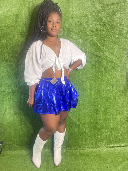 Up One Metallic| Blue