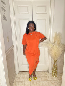 Mel Dress| Brunt Orange