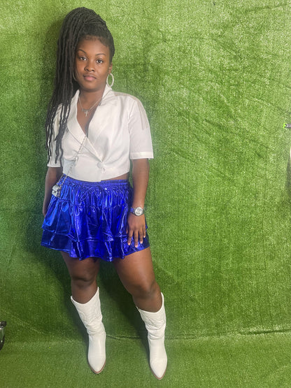 Up One Metallic| Blue