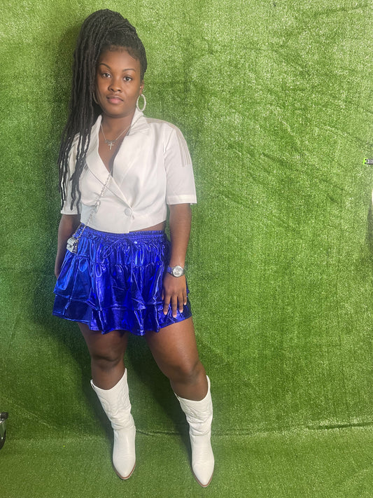 Up One Metallic| Blue