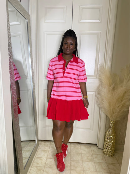 Dolly Stripes| Red