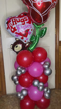 Load and play video in Gallery viewer, Valentine Balloon Bouquet (Read Only)
