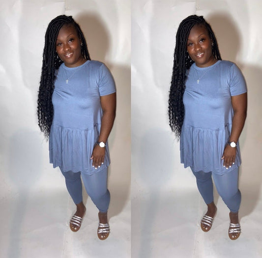Always Chill Ruffle (Cement Blue)