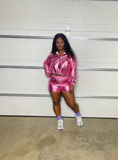 Metallic Barb Set| Pink